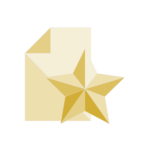 low poly star